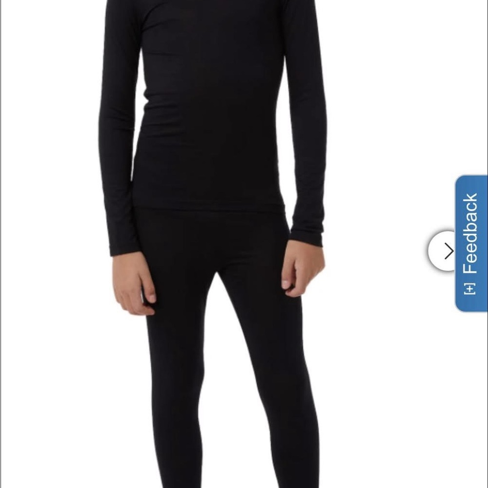 32 Degrees Black Thermal Set
